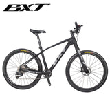 BXT 27.5inch carbon fiber Mountain bike 1*11 Speed Double Disc Brake 27.5 MTB Men bicycle 27.5er wheel S/M/L frame complete bike