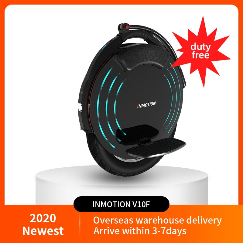 2021 INMOTION V10F Electric unicycle high performance 2000W motor,speed 40km/h High pedal one wheel scooter 16inch intelligent