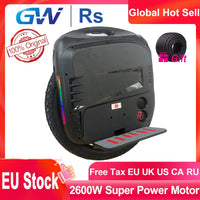 Gotway RS Begode RS 18inch RS19  C30 C38 Electric Unicycle one wheel monowheel 2600W 100V 1800Wh 21700 battery High Speed