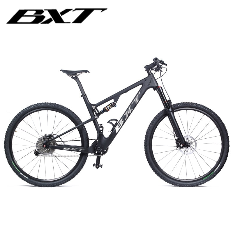 Brand BXT 29er XC Full Suspension Carbon Mountain MTB Bike 1×11s Fullsuspension 13kg Complete Mountain Bicycle 100mm Travel