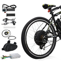 Voilamart 26inch E Bike Rear Wheel Hub Motor Kit 48V 1000W Electric Bicycle Ebike Motor Conversion Kit