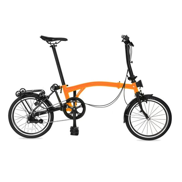 Litepro Folding Bike 16 Inch Internal 3 Speeds Steel Frame Mini Folding Bicycle For Brompton