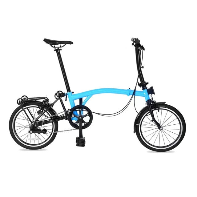 Litepro Folding Bike 16 Inch Internal 3 Speeds Steel Frame Mini Folding Bicycle For Brompton