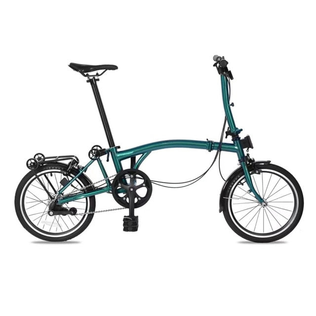 Litepro Folding Bike 16 Inch Internal 3 Speeds Steel Frame Mini Folding Bicycle For Brompton