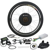 Voilamart 26" Electric Bicycle Conversion Kit 48V 1000W Rear Wheel Brushless Hub Motor Kit LCD Meter UK Stock