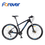 FOREVER F1940-C2 Adult 27.5 Inch Carbon Fiber Frame Mountain Bike 27speed Variable Speed Road Bicycle Men Women Outdoor Ride