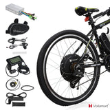 Voilamart 28&quot; 48V 1000W Ebike Rear Wheel Hub Motor Kit Electric Bicycle Conversion Kit LCD Meter Electric Bike Conversion Kit