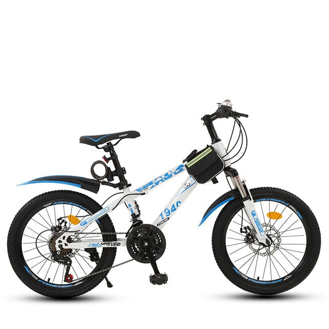 FOREVER FJ-22 18 20 Inch Wheel Childrens Kids Mountain Bike MTB Carbon Steel Frame Variable Speed Road Bicycle For Boys Girls