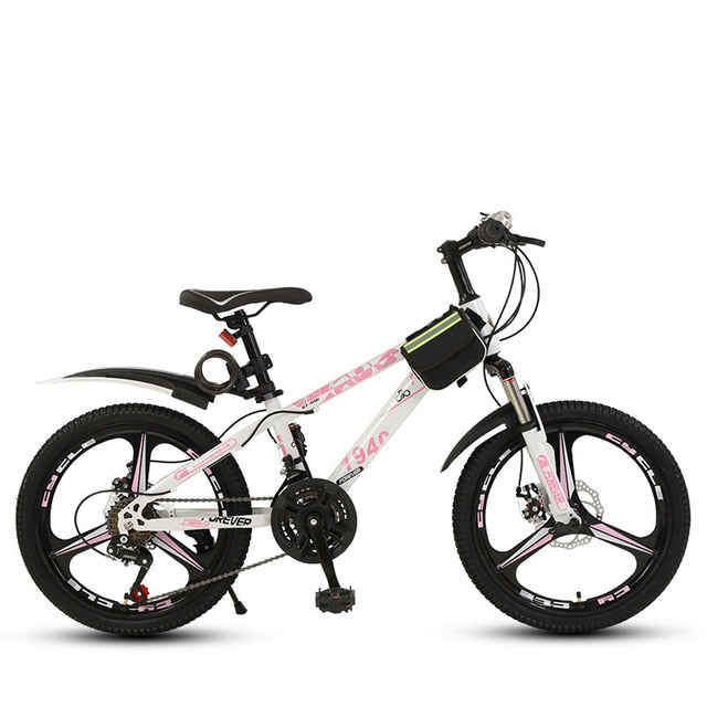 FOREVER FJ-22 18 20 Inch Wheel Childrens Kids Mountain Bike MTB Carbon Steel Frame Variable Speed Road Bicycle For Boys Girls