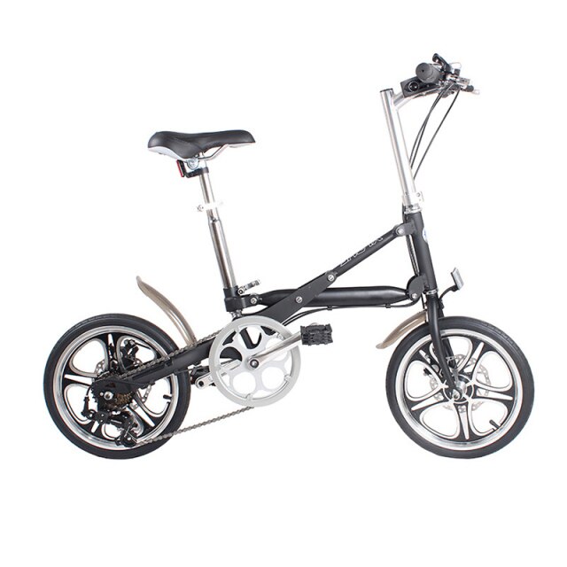 16inch folding bicycle Aluminum bike 7-speed and single-speed bicycle A light folding bicycle that can be pushed around at will