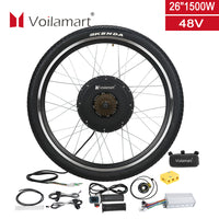 Voilamart 26"1500W Rear Wheel 48V Electric Bicycle Bike Motor Conversion Kit Hub Cycling
