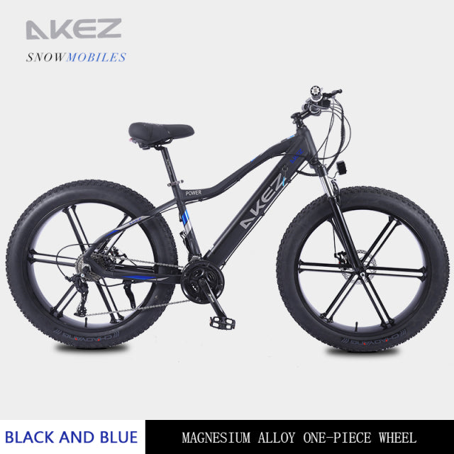 26 inch electric bicycle 4.0 fat tire electric bicycle 48V750W electric motorcycle men's and women's variable speed bicycle