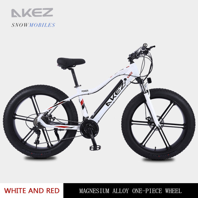 26 inch electric bicycle 4.0 fat tire electric bicycle 48V750W electric motorcycle men's and women's variable speed bicycle