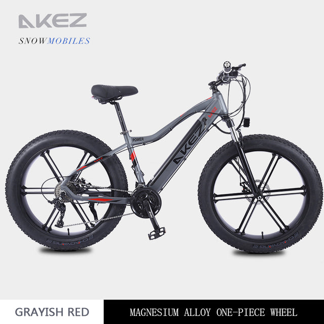 26 inch electric bicycle 4.0 fat tire electric bicycle 48V750W electric motorcycle men's and women's variable speed bicycle