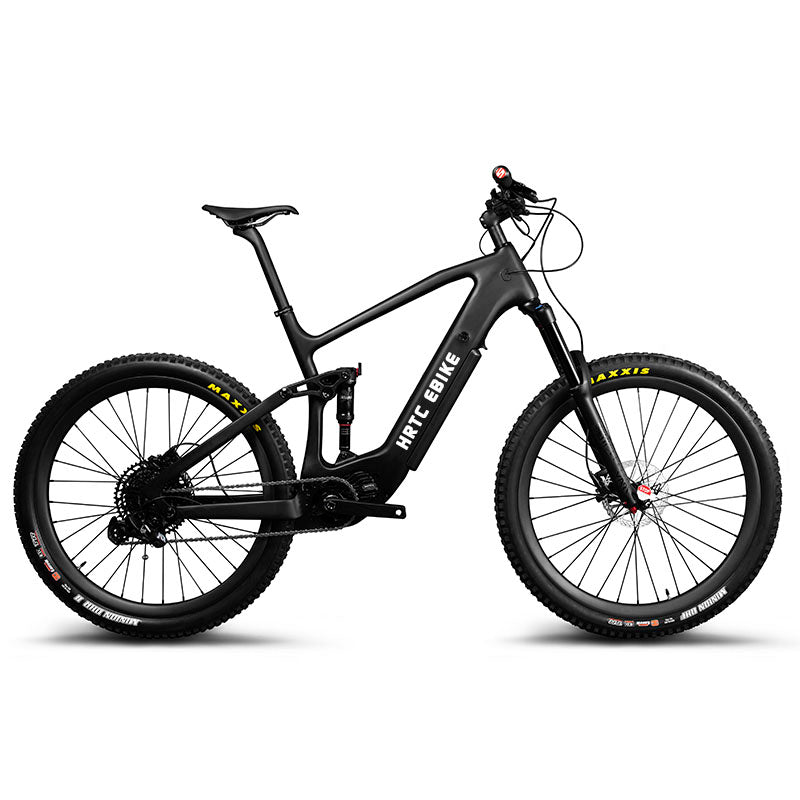 custom 27.5inch electric carbon bike BAFANG M600 G521 48V500W Mid motor carbon fiber frame  trail mountain cross country e-bike