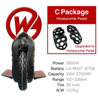 [ Cross Tire ] Begode EX.N Unicycle Off-road Gotway EX N Electric Unicycle 100V 2700Wh 2800W one wheel Balance Monowheel