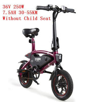 Freely Travel Electric Bike 2 Wheels Electric Bicycles 36V 250W Lightweight Mini Folding Adult Electric Bicycle Cruise Control