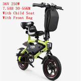 Freely Travel Electric Bike 2 Wheels Electric Bicycles 36V 250W Lightweight Mini Folding Adult Electric Bicycle Cruise Control