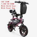 Freely Travel Electric Bike 2 Wheels Electric Bicycles 36V 250W Lightweight Mini Folding Adult Electric Bicycle Cruise Control