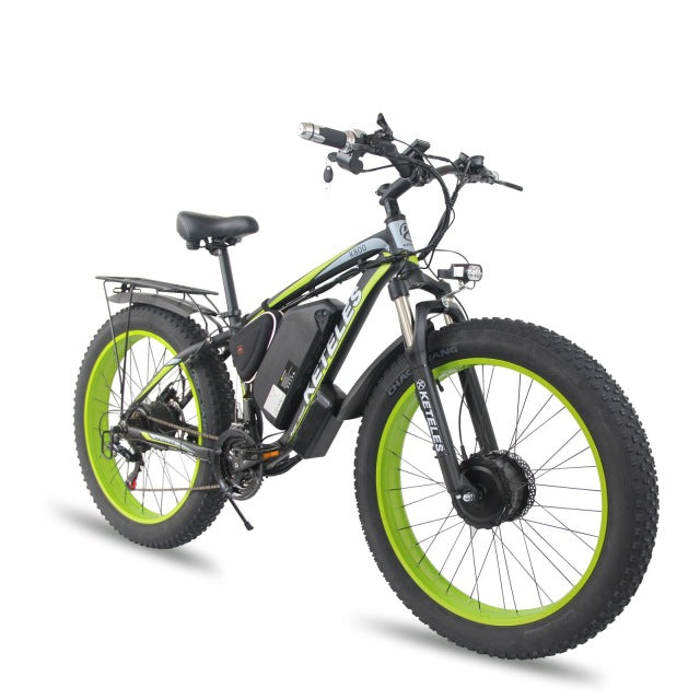 26 Inch 48v 23Ah Land Cruiser 48V 2000W Electric Bicycle 1000W Two Motor Driven E Bike 26 * 4.0 Fat Tire High Speed 50-60km/h