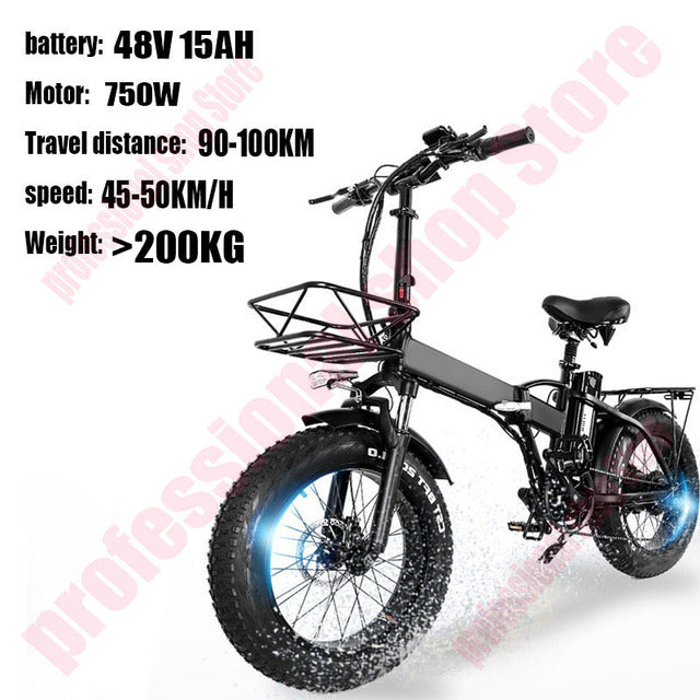 Recommend [eu Direct] Gw20 48v 15ah 750w Folding Electric Bike 20 Inch 30-55 Km/h Top Speed 80-1100km Mileage Disc Brake E-bike