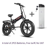（EU stock) ENGWE Electric bike 750W 45KM/H Powerful Motor Mountain Fat Tire bike 48V12.8A electric Bicycle 20*4.0inch Snow bike