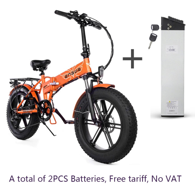 （EU stock) ENGWE Electric bike 750W 45KM/H Powerful Motor Mountain Fat Tire bike 48V12.8A electric Bicycle 20*4.0inch Snow bike