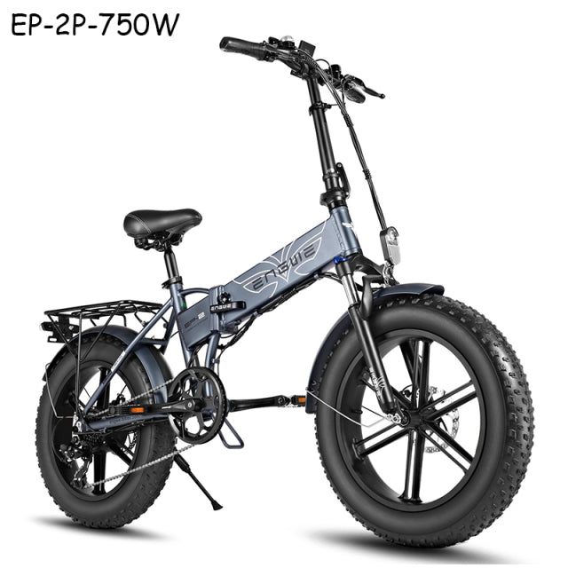 （EU stock) ENGWE Electric bike 750W 45KM/H Powerful Motor Mountain Fat Tire bike 48V12.8A electric Bicycle 20*4.0inch Snow bike