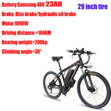 KETELES NEW K820 Electric Mountain Bike 1000W Motor 26 Inch Tire 48V18AH Battery Electric Bicycle Adult MTB Ebike