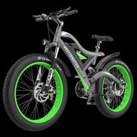 AOSTIRMOTOR S18 Electric Bicycle 750W Motor 48V 15Ah Lithium Battery Beach Ebike 26Inch 4.0 Fat Tire Mountain E Bike Cycling