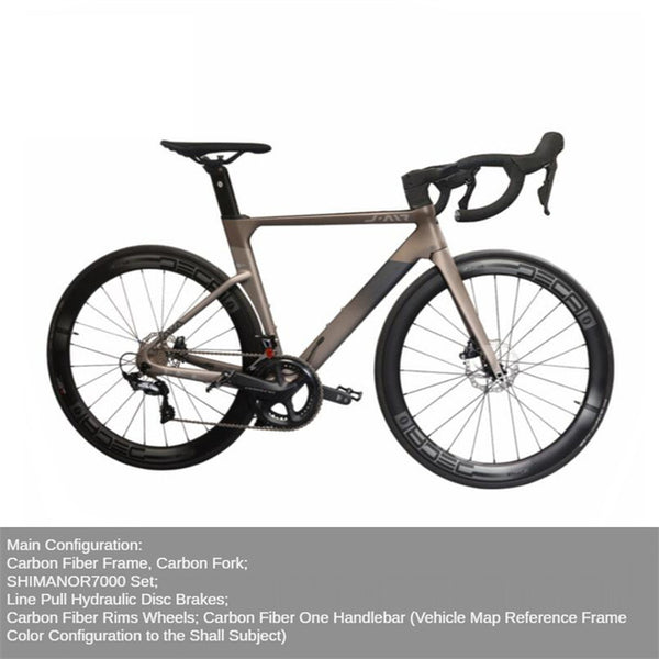 Java Disc Brake Bike Bicycles Carbon Fiber Road Bike 22 Speed Bend Han ...