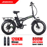 JINGHMA R8 the bike Elektro Fahrrad elektrische Fahrrad Klapp 800W 48V LG 16AH Batteries 4,0 Fett Reifen Ebike  ebike
