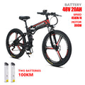 Bicycles bike electric bicycle 800w  48V10ah lithium battery ebike   folding Foldable adult Bikes  26inch Mountain e bike
