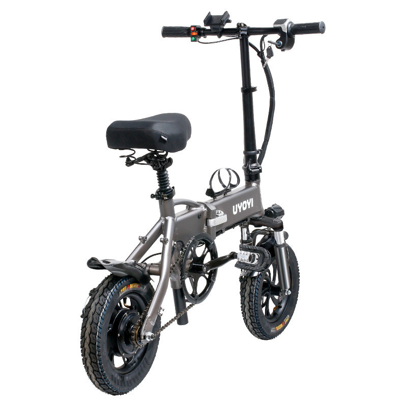 Folding Electric Bicycle Ultralight Lithium Battery Men and Women Mini Small Mobility Scooter Adult Driving Battery Bicycle