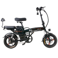 14-inch Foldable Electric Bicycle Llithium Battery Convenient Driving Battery Bicycle Adult Small Scooter