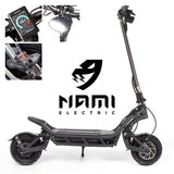 NAMI Electric Scooter BURN E 2 MAX E2 Original 72V 32AH 1500Wx2 Front and Rear Full Hydraulic Brakes