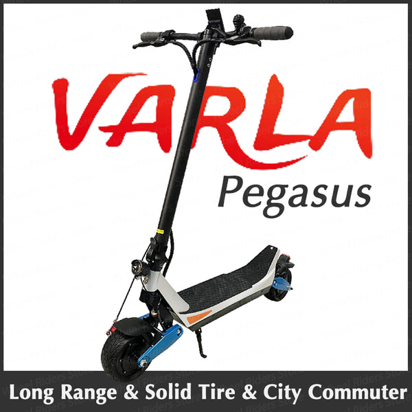 Original Varla Electric Scooter 500W*2 1000W 48V 15.6Ah Long Range Solid Tire City Commuter Two Wheels Skateboard Adult