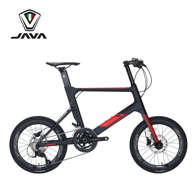 451 Wheel Double Disc Brake Carbon Fiber Small Wheeled Bike Bicycle 18/22 Speed Road Bicycle Bikes Multi Speed City Bicycles