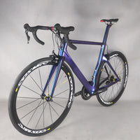 Seraph Chameleon Paint carbon fiber T700 complete road bike TT-X2 with SHIMANO0 R7000 groupset with aluminum wheels