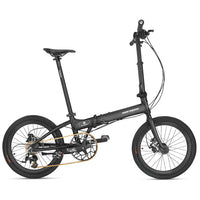 ROCKBROS Folding Portable Bicycle 14'' 16'' 20'' 9 Speed Wheel V Disc Brake Aluminum Alloy Bike For Men Women Adult Children