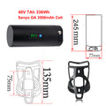 Bottle eBike Battery 36V 7Ah 36V 10.5Ah 48V 7Ah Sanyo/Samsung 18650 Cell for Bafang TSDZ2 500W 350W 250W Electric Bicycle Motor