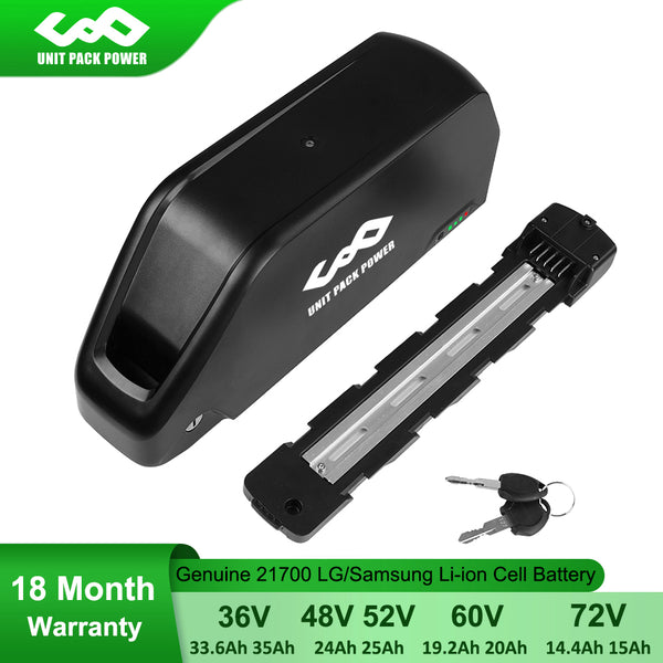 21700 LG/Samsung eBike Battery 36V 48V 52V 60V 72V 15Ah 20Ah 25Ah