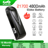 eBike Battery 36V 48V 52V 20Ah 19.2Ah 28.8Ah 21700 Tesla 4800mAh Cell Electric Bicycle Bateria for 1500W 1000W 750W 500W Motor