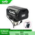 Seat Post eBike Battery 36V 14Ah 12Ah 10Ah With 18650 Sanyo Li-ion Cell for Bafang TSDZ2 250W 350W 500W Electric Bicycle Motor