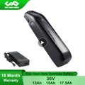 36Volt Prophete AEG e-Bike Battery 36V 17.5Ah 15Ah 13Ah Sanyo Cell Side Open Batterie for Bafang TSDZ2 500W 350W 250W Motor
