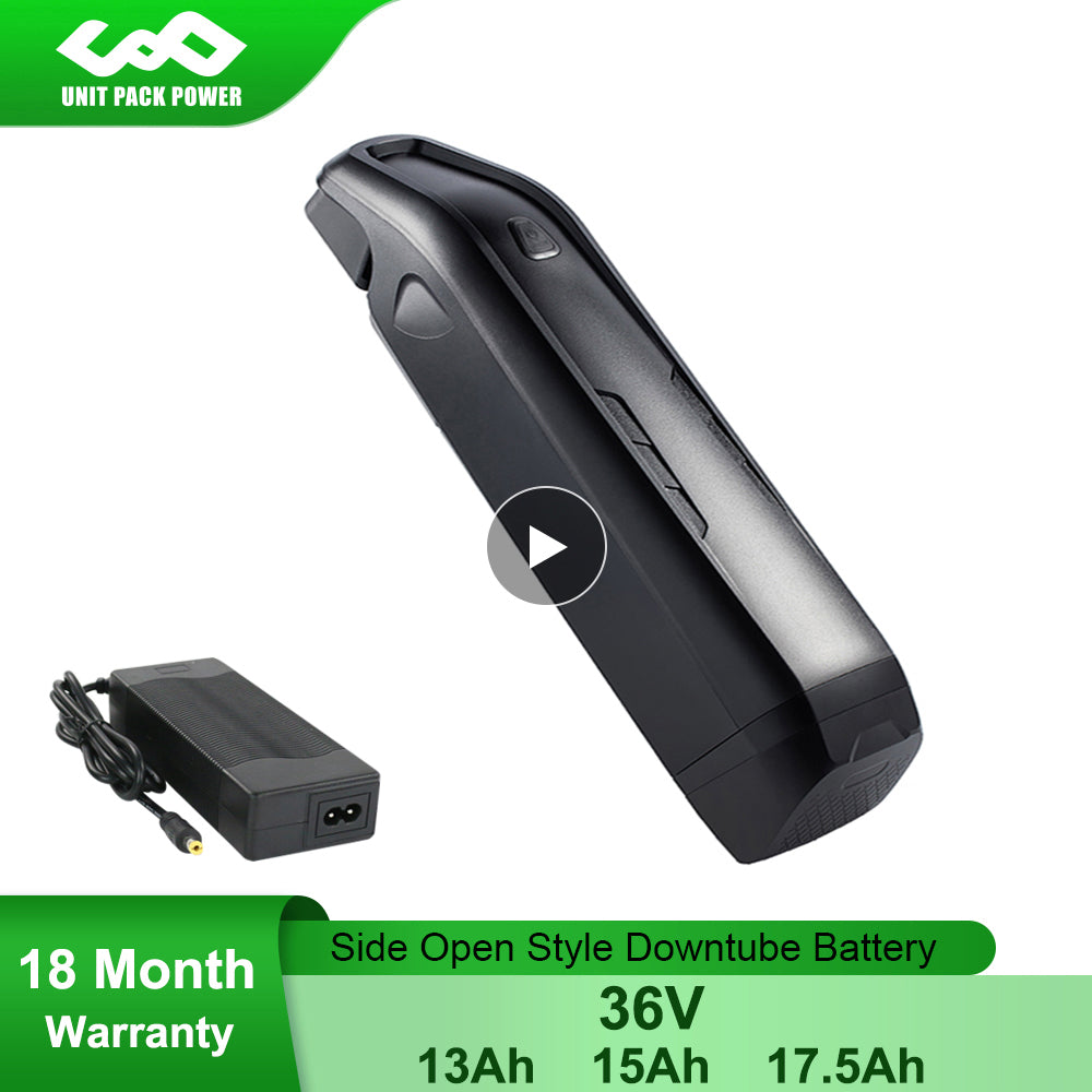 36Volt Prophete AEG e-Bike Battery 36V 17.5Ah 15Ah 13Ah Sanyo Cell Side Open Batterie for Bafang TSDZ2 500W 350W 250W Motor