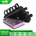 72V eBike Battery Pack 20Ah 60V 27Ah 48V 52V 30Ah 36V 40Ah Triangle With Waterproof Bag for 3000W 2500W 2000W 1000W 750W Motor