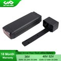 Electric Bicycle Battery 36V 48V 52V 15Ah 18Ah 20Ah 24Ah 28Ah eBike Batteria Pack for 1000W 750W 500W 350W Bafang TSDZ2 Motor