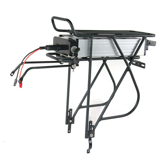 Long Range 48V 52V 31.5Ah 24Ah 20Ah Rear Rack eBike Battery With 18650/21700 Li-ion Cell for 2000W 1500W 1000W 750W 500W Motor