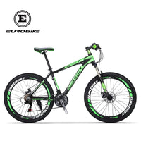 EUROBIKE Shimano 21 Speed Aluminum Mountain bike Dual Disc Brake Mountain bicycle easy-smart-way.myshopify.com
